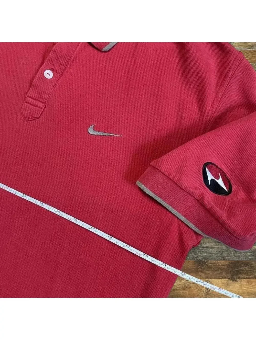 RARE Vintage Nike Tiger Woods Polo Shirt Mens XL Red Yin Yang